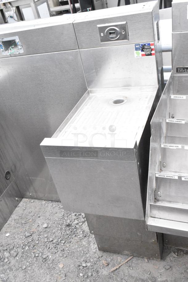 Perlick Stainless Steel 3 Bay Sink w/ Right Side Drain Board, Faucet and Handles. - Image 3 of 7