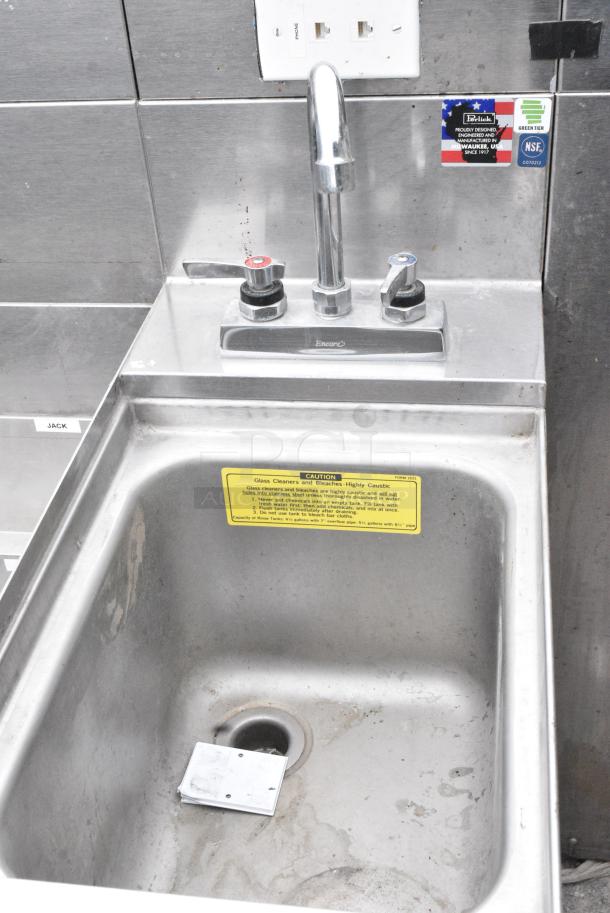 Perlick Stainless Steel Single Bay Sink w/ Bottle Merchandiser Rack - Image 5 of 8