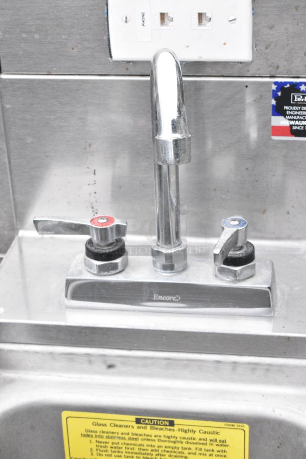 Perlick Stainless Steel Single Bay Sink w/ Bottle Merchandiser Rack - Image 6 of 8