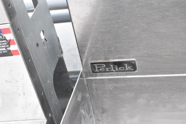 Perlick Stainless Steel Single Bay Sink w/ Bottle Merchandiser Rack - Image 8 of 8