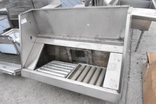 Stainless Steel Grease Hood w/ Filters.