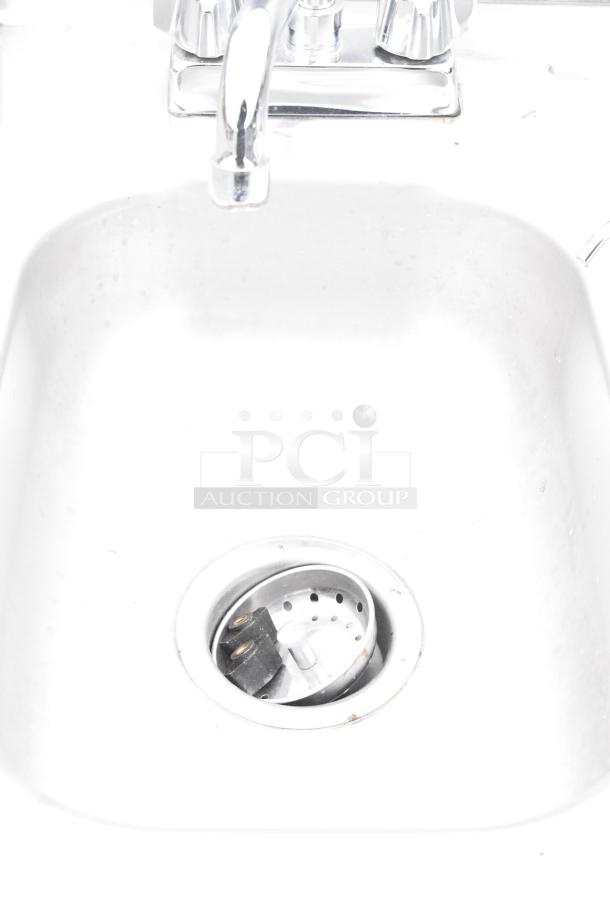 Stainless Steel Portable Single Bay Sink w/ Faucet and Handles on Commercial Casters. - Image 4 of 7