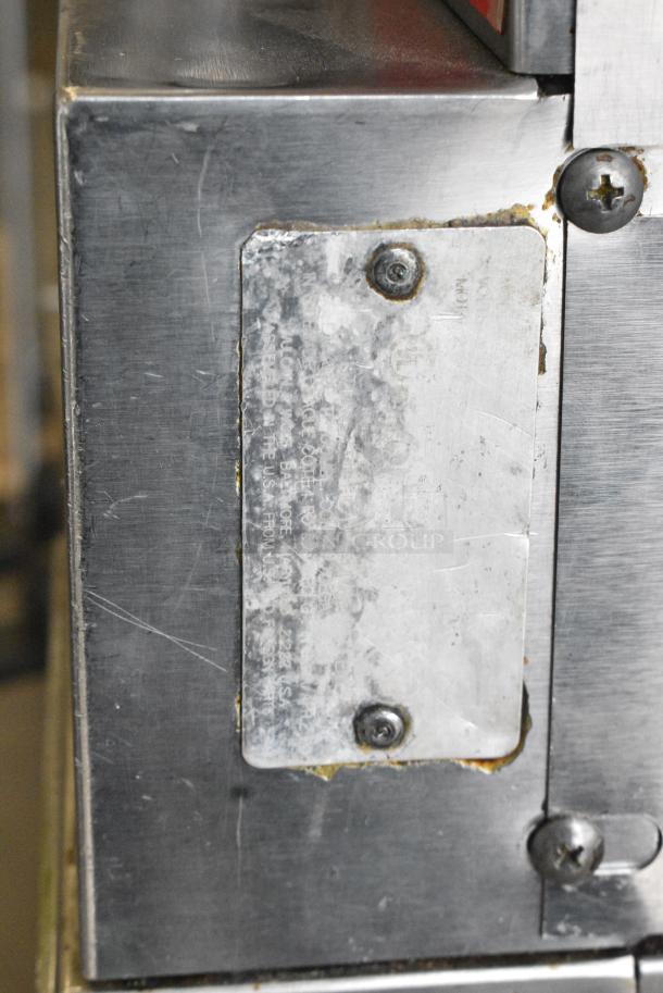 2 Vulcan VC4ED Stainless Steel Commercial Electric Powered Full Size Convection Oven w/ View Through Doors, Metal Oven Racks and Thermostatic Controls on Commercial Casters. 240/480 Volts, 3 Phase. 2 Times Your Bid! - Image 10 of 11