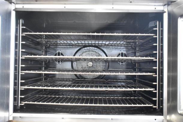2 Blodgett Stainless Steel Commercial Natural Gas Powered Full Size Convection Oven w/ View Through Doors, Metal Oven Racks and Thermostatic Controls. 2 Times Your Bid! - Image 5 of 9