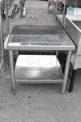 Stainless Steel Equipment Stand w./ Under Shelf.