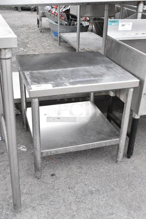 Stainless Steel Equipment Stand w./ Under Shelf. - Image 2 of 5