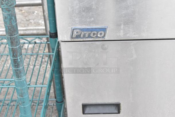 2021 Pitco Frialator SG14 Stainless Steel Commercial Floor Style Natural Gas Powered Deep Fat Fryer on Commercial Casters. 110,000 BTU. - Image 2 of 6