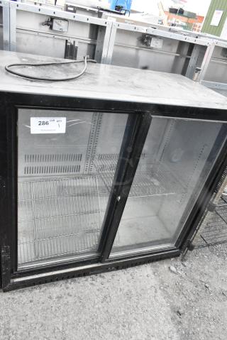 Summit SCR700B Metal Commercial 2 Door Undercounter Cooler Merchandiser. 115 Volts, 1 Phase.