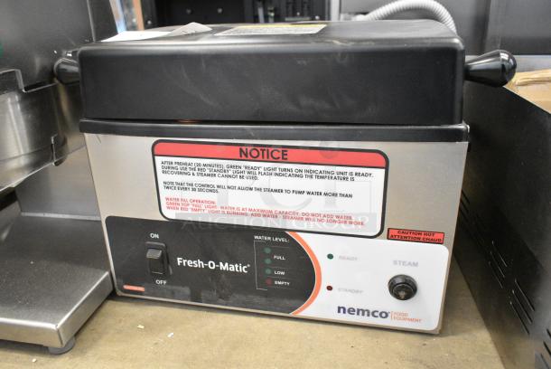 BRAND NEW SCRATCH AND DENT! 2024 Nemco 6625B Fresh-O-Matic Countertop Rethermalizer and Tortilla / Portion Steamer. 120 Volts, 1 Phase. Tested and Working! - Image 1 of 6