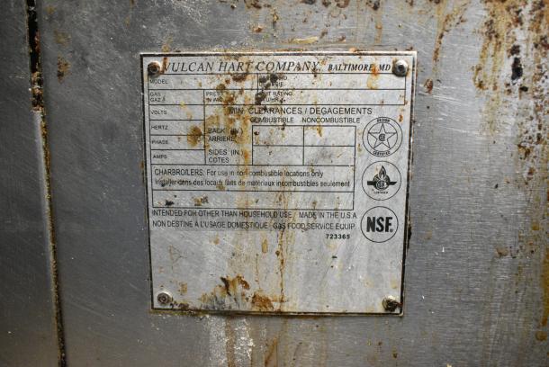 Vulcan CAVB35N Stainless Steel Commercial Countertop Natural Gas Powered Charbroiler Grill. - Image 6 of 12