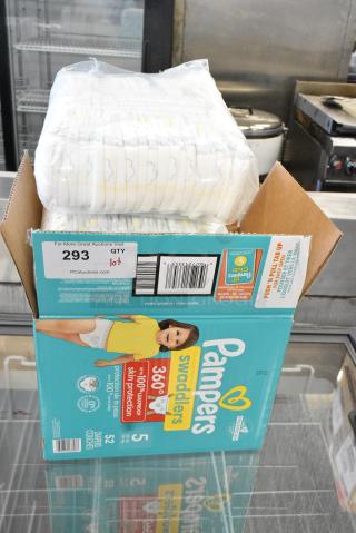 2 Boxes Worth of BRAND NEW! Pampers Swaddlers Size 5