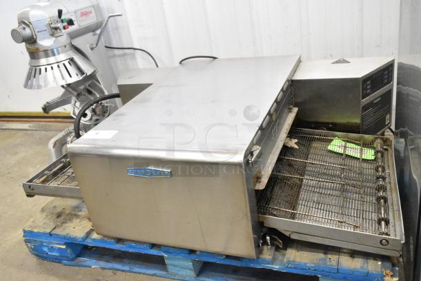 2017 Turbochef HHC2020 Stainless Steel Commercial Countertop Electric Powered Conveyor Rapid Cook Oven. 208/240 Volts, 3 Phase. - Image 1 of 11