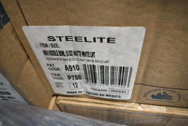 60 BRAND NEW! Boxes of Steelite Dishware Including A911P127 Oval Platter 15x10, A911P217 Noddle Bowls, Steelite A911P182 Chena Black Espresso Saucer, 4-7/8" diameter, Anfora, Steelite A910P788 Chena Ramekin/Sauce Dish, 2 ounce capacity, 3" diameter, Steelite A923P093 Chena Pink Salad/Dessert Plate, 7-1/2" diameter, Anfora, Steelite A911P161 Cafe Bowl. 60 Times Your Bid! - Image 8 of 15