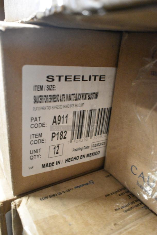 60 BRAND NEW! Boxes of Steelite Dishware Including A911P127 Oval Platter 15x10, A911P217 Noddle Bowls, Steelite A911P182 Chena Black Espresso Saucer, 4-7/8" diameter, Anfora, Steelite A910P788 Chena Ramekin/Sauce Dish, 2 ounce capacity, 3" diameter, Steelite A923P093 Chena Pink Salad/Dessert Plate, 7-1/2" diameter, Anfora, Steelite A911P161 Cafe Bowl. 60 Times Your Bid! - Image 15 of 15