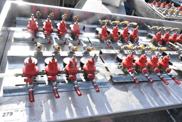 6 Panels of Gauges for Beer Towers in White Poly Bin 6 Times Your Bid! - Image 1 of 8