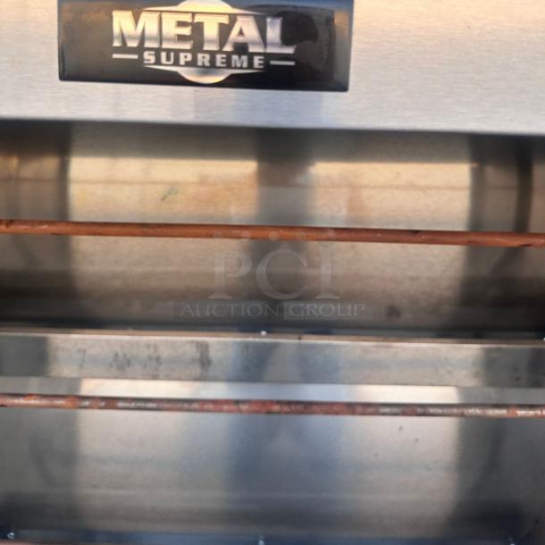 Excellent Condition Metal Supreme FRG6VE Vertical Broiler – 110V – Tested & Working! - Image 6 of 7
