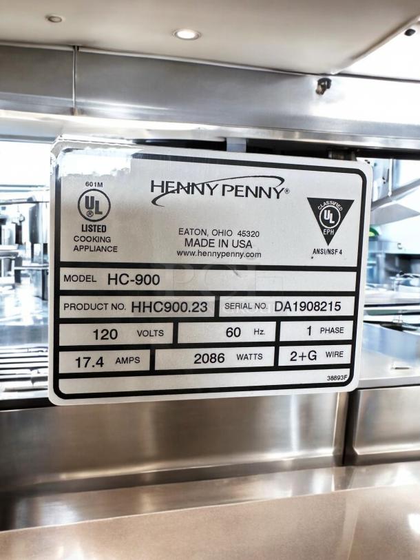 Excellent Condition Henny Penny HC-900 Holding Cabinet – 120V – Tested & Working! - Image 9 of 9