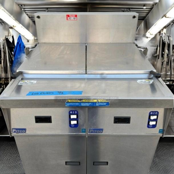 Excellent Condition Pitco TB-SRTE-S Twin Tank Electric Pasta Cooker– 208V – Tested & Working! - Image 1 of 4