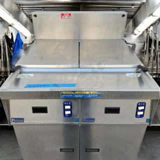 Excellent Condition Pitco TB-SRTE-S Twin Tank Electric Pasta Cooker– 208V – Tested & Working!