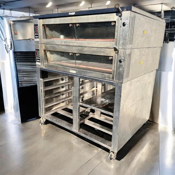 Excellent Condition Hobart HWD03D-4 Double Deck Oven – 208V – Fully Tested & Working! - Image 1 of 9