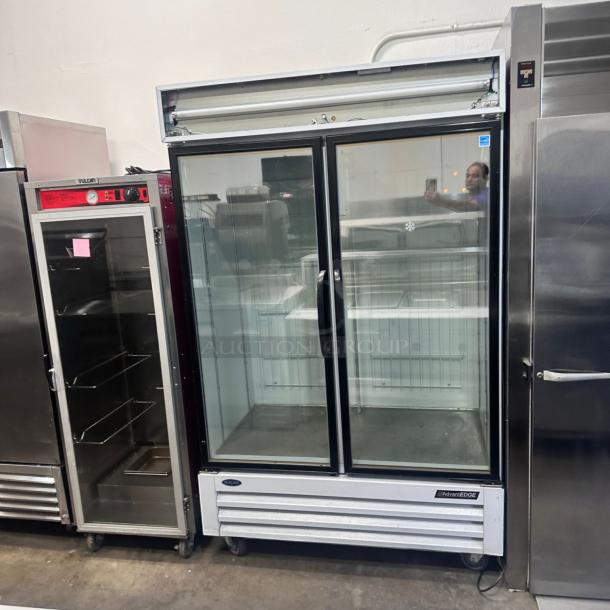 Excellent Condition Standex NLGFP48-HG-W Two-Door Glass Refrigerator – 115V – Tested & Working! - Image 2 of 8