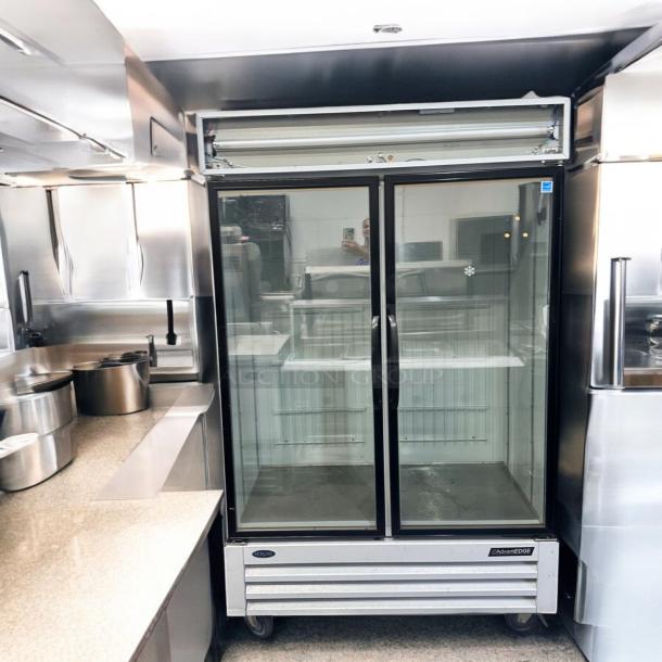 Excellent Condition Standex NLGFP48-HG-W Two-Door Glass Refrigerator – 115V – Tested & Working! - Image 6 of 8