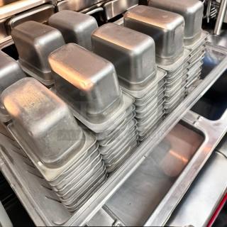 Excellent Condition Winco SPJL-904 Stainless Steel Loaf Pans – NSF Certified!