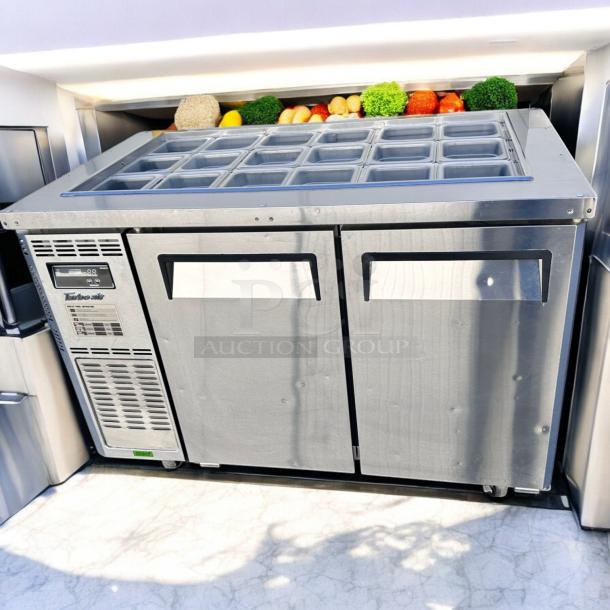 Turbo Air JBT-48-N Refrigerated Prep Table – 115V – Tested & Working! - Image 1 of 11