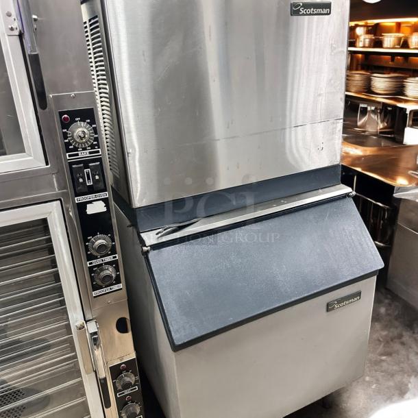 Excellent Scotsman CME506AS-1H Ice Maker with Storage Bin – 115V – Tested & Working! - Image 1 of 3