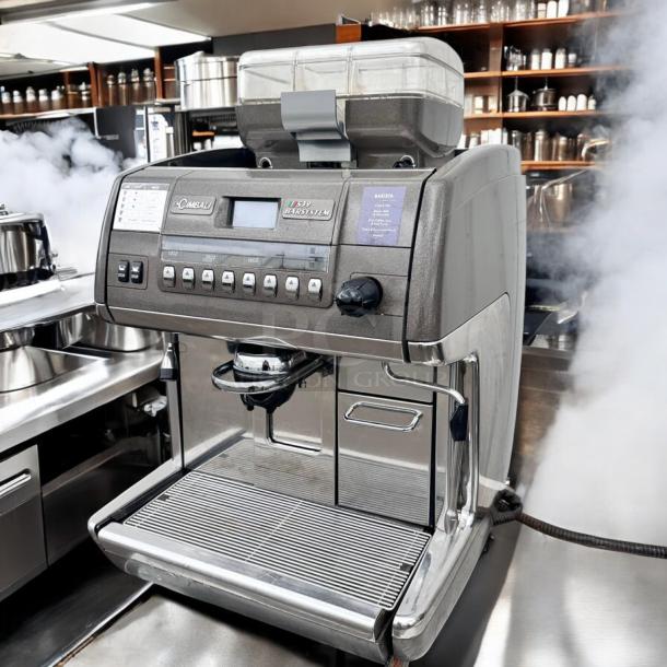 Excellent La Cimbali S39 Barsystem Automatic Espresso Machine – 208-240V – Tested & Working! - Image 1 of 13