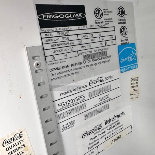 Frigoglass Retro Coca-Cola Refrigerator – 115V Like New Condition! - Image 8 of 9