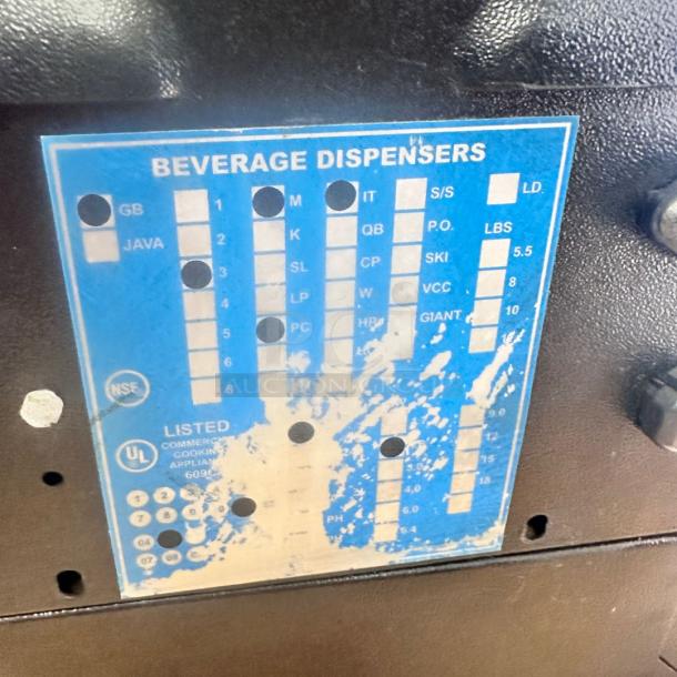 Excellent Condition Java Cappuccino Beverage Dispenser – 120V – Tested & Working! - Image 7 of 7