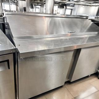 Excellent Condition Continental Refrigerated Prep Table – 115V – Tested & Working!