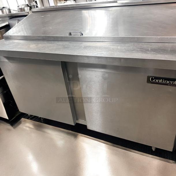 Excellent Condition Continental Refrigerated Prep Table – 115V – Tested & Working! - Image 4 of 6