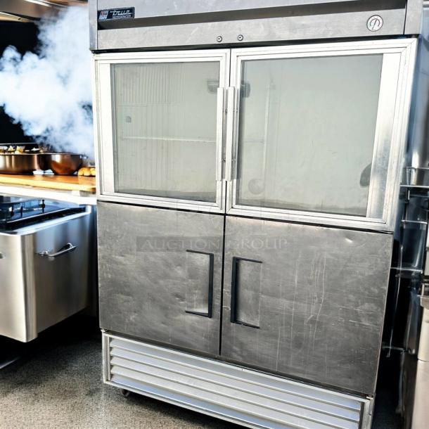 Excellent Condition True T-49-2-G-2 Glass Door Refrigerator – 115V – Tested & Working! - Image 1 of 5