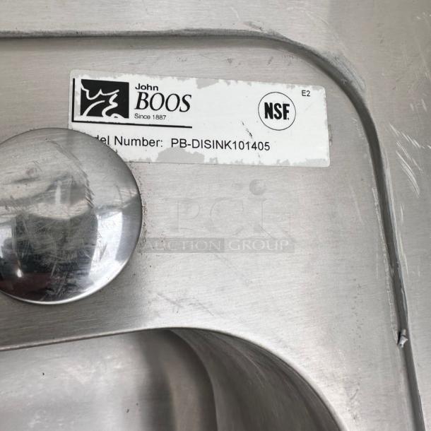 Excellent Condition John Boos PB-DISINK101405 Portable Hand Sink Cabinet – NSF Certified – Tested & Working! - Image 11 of 11