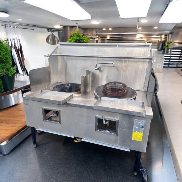 Excellent China Pacific Commercial Double Gas Wok Range – Tested and Working! - Image 7 of 16
