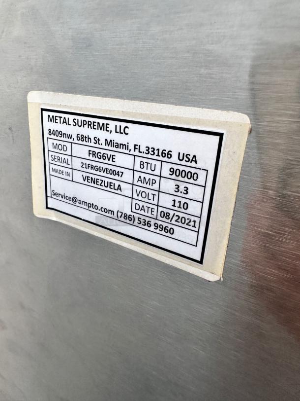 Excellent Metal Supreme Gas Rotisserie Oven – 110V, 90,000 BTU – Tested and Working! - Image 12 of 12