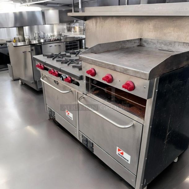 Refurbished  Southbend Commercial Gas Range with Griddle & Oven – Fully Tested & Working! - Image 4 of 8