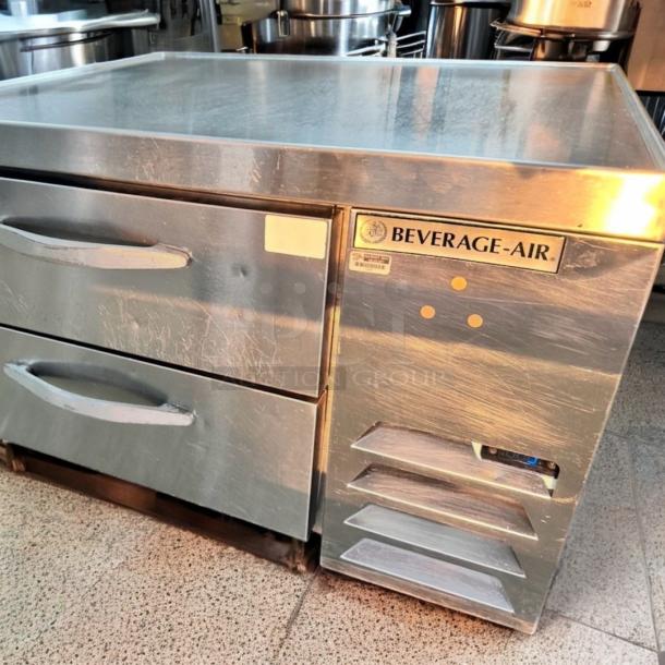Excellent Condition Beverage-Air Stainless Steel Refrigerated Chef Base  – 115V – Tested & Working! - Image 1 of 6