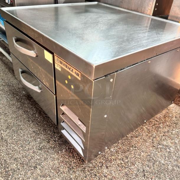 Excellent Condition Beverage-Air Stainless Steel Refrigerated Chef Base  – 115V – Tested & Working! - Image 5 of 6