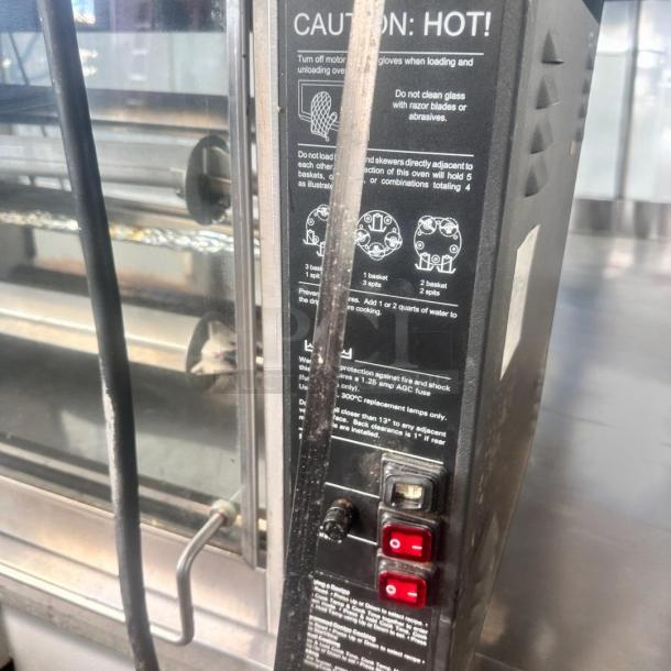 Excellent Condition Hickory Industries J55E Commercial Rotisserie Oven – 120V – Tested & Working! - Image 7 of 9