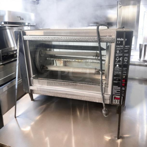 Excellent Condition Hickory Industries J55E Commercial Rotisserie Oven – 120V – Tested & Working! - Image 2 of 9