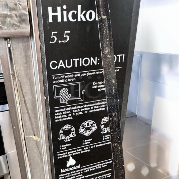 Excellent Condition Hickory Industries J55E Commercial Rotisserie Oven – 120V – Tested & Working! - Image 8 of 9