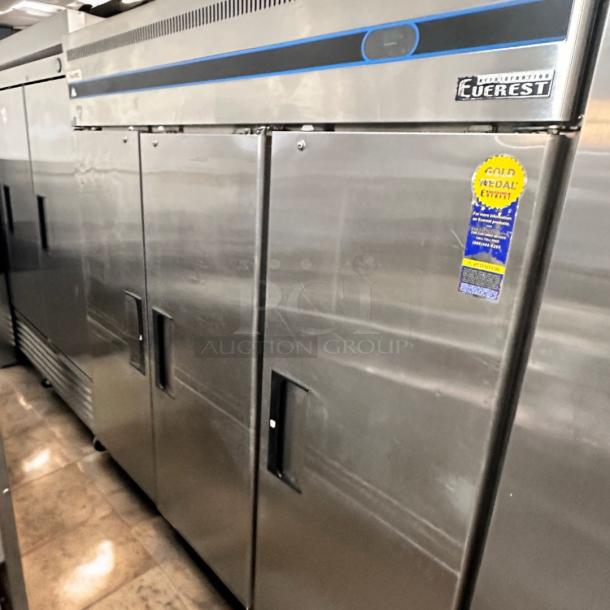 Excellent Condition Everest ESR3 Commercial Refrigerator – 110V – Tested & Working! - Image 3 of 6