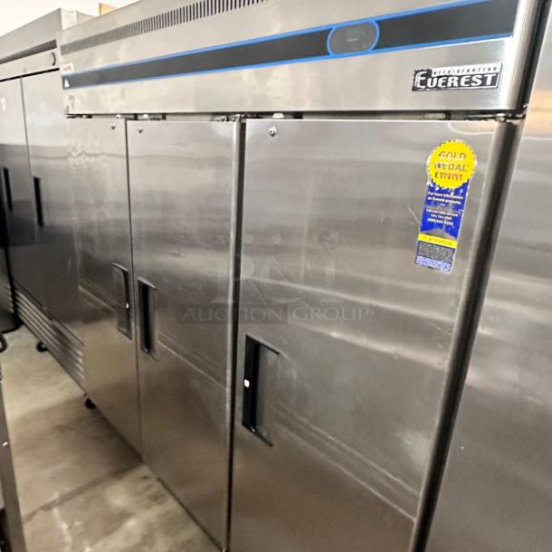 Excellent Condition Everest ESR3 Commercial Refrigerator – 110V – Tested & Working! - Image 4 of 6