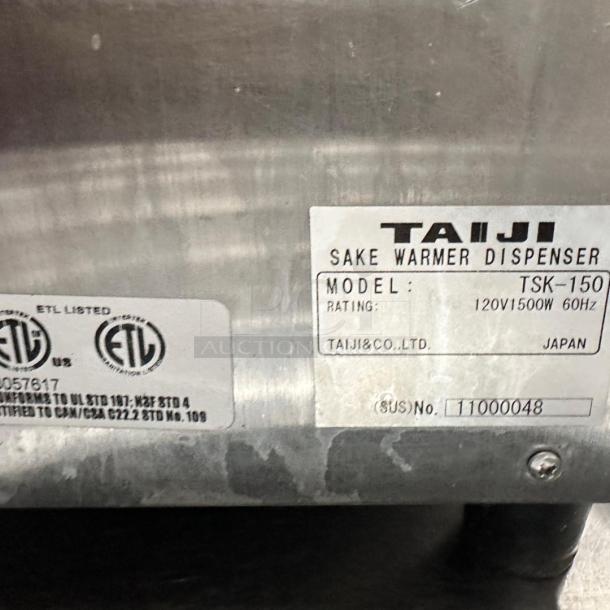 Excellent Condition Taiji TSK-150 Sake Warmer Dispenser – 120V – Tested & Working! - Image 6 of 6