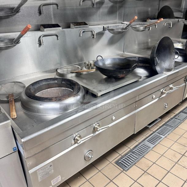 Excellent Condition Allstrong ECO-2 Commercial Wok Range – Natural Gas – Tested & Working! - Image 1 of 7