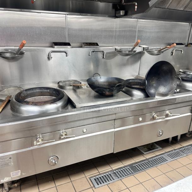 Excellent Condition Allstrong ECO-2 Commercial Wok Range – Natural Gas – Tested & Working! - Image 2 of 7