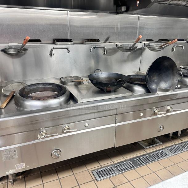 Excellent Condition Allstrong ECO-2 Commercial Wok Range – Natural Gas – Tested & Working! - Image 3 of 7